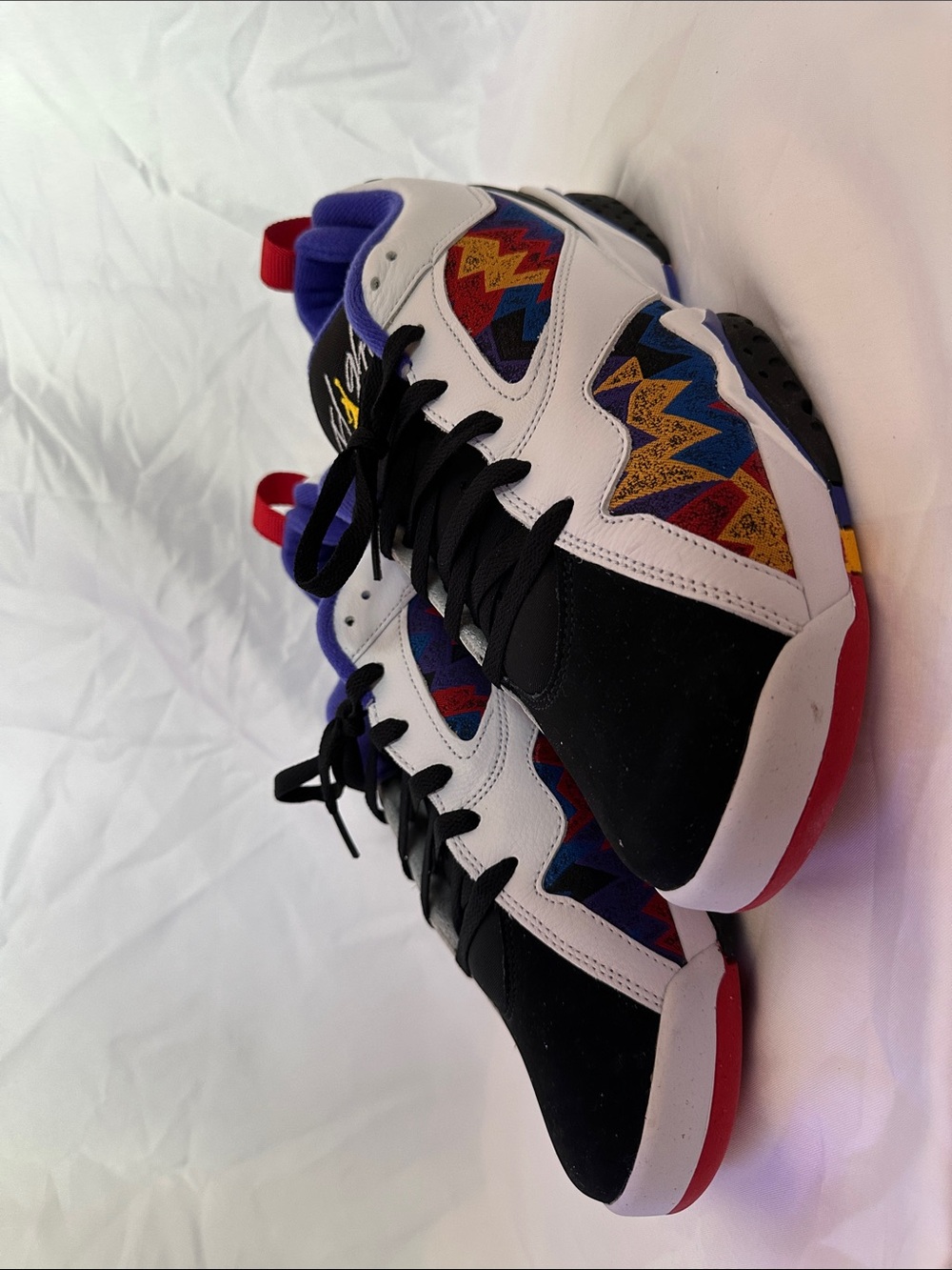 Air Jordan MVP 92 White/Black/Bright Concorde/Laser Orange Size 11M
